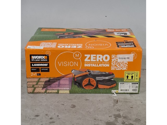 Robot grasmaaier, worx, wr206e vision m600 - afbeelding 1 van  5