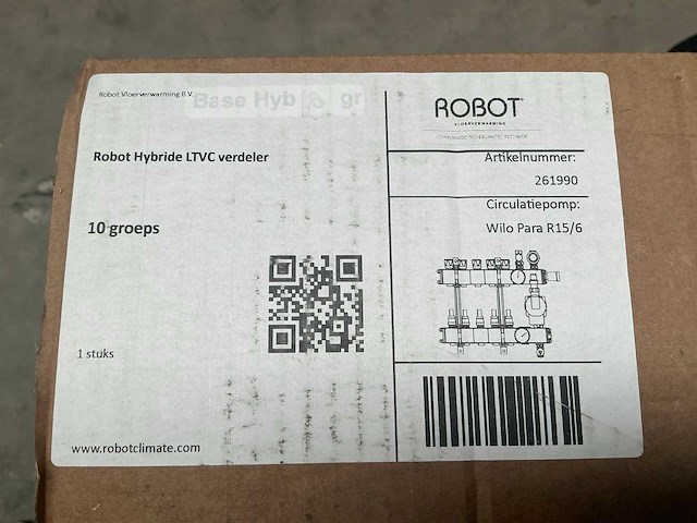 Robot hybride ltvc 10-groeps vloerverwarming verdeler - afbeelding 4 van  4