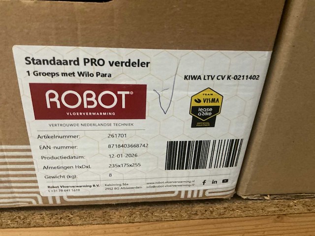 Robot standaard pro wilo para 1 groeps verdeler - afbeelding 3 van  3