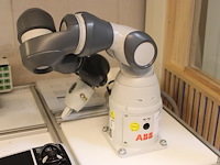 Robotarm abb manipulator irb 14050-0.5/0.5. bouwjaar 2019. in gebruik als lesrobot. let op: exclusief verri...