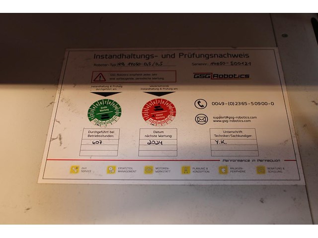 Robotarm abb manipulator irb 14050-0.5/0.5. bouwjaar 2019. in gebruik als lesrobot. let op: exclusief verri... - afbeelding 8 van  8