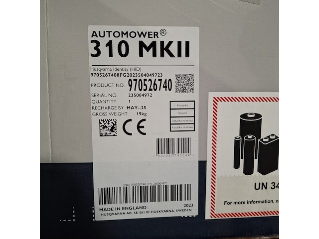 Robotmaaier, husqvarna, 310 mkii, 2023 - afbeelding 2 van  2