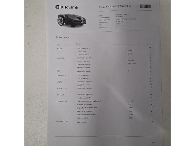Robotmaaier, husqvarna, 315 mark ii, donkergrijs / antraciet, 2022 - afbeelding 2 van  12