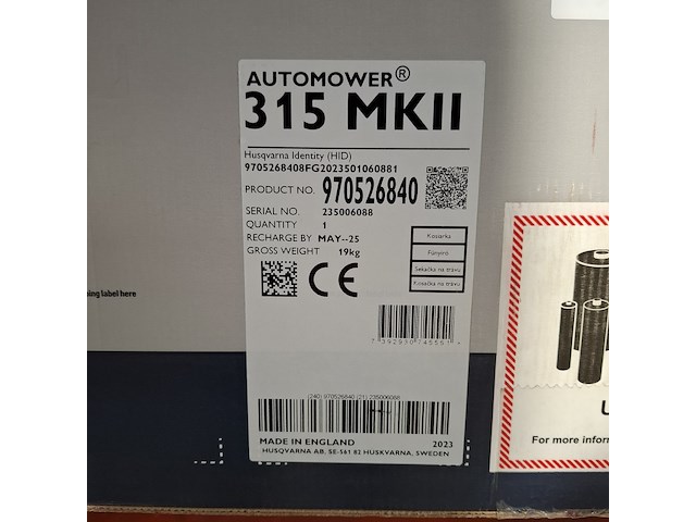 Robotmaaier, husqvarna, 315 mkii, 2023 - afbeelding 2 van  2