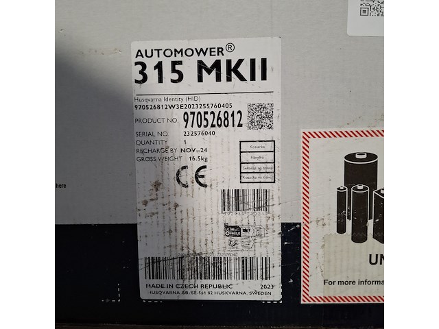 Robotmaaier, husqvarna, 315 mkii, 2023 - afbeelding 2 van  2