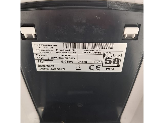 Robotmaaier, husqvarna, 330x, wit, 2015 - afbeelding 3 van  15