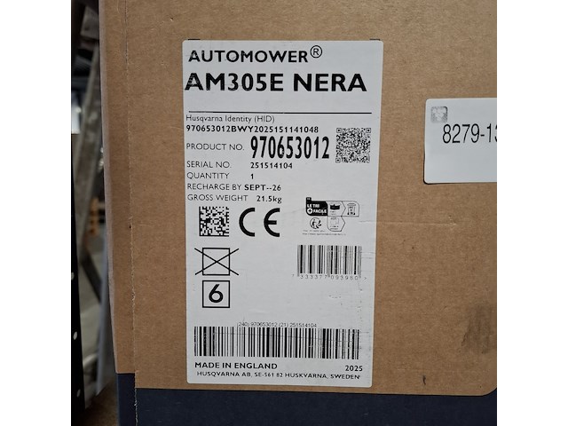 Robotmaaier, husqvarna, am305e nera, 2025 - afbeelding 2 van  2