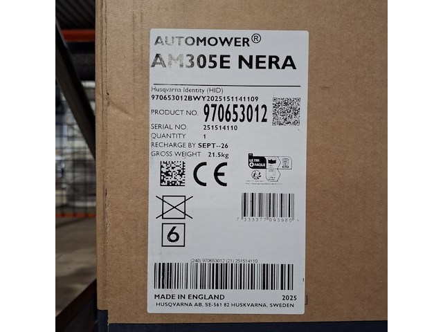 Robotmaaier, husqvarna, am305e nera, 2025 - afbeelding 2 van  2