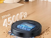 Robotstofzuiger met dweilfunctie honiture, g20 pro/crv014, zwart - afbeelding 2 van  2