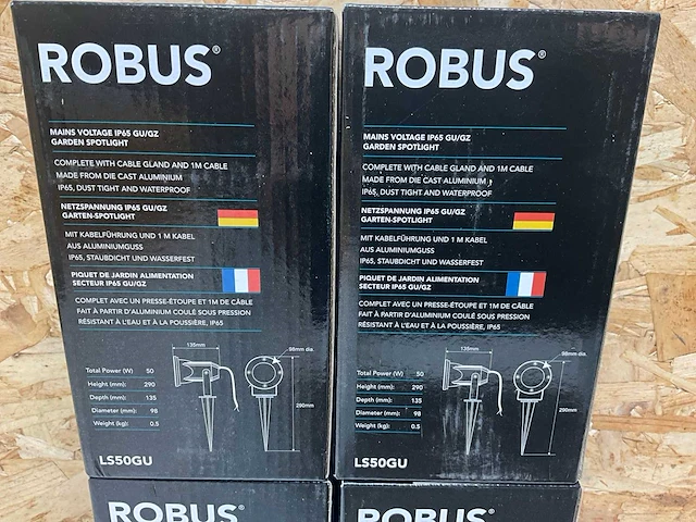 Robus ls50gu prikspot zwart (10x) - afbeelding 4 van  4