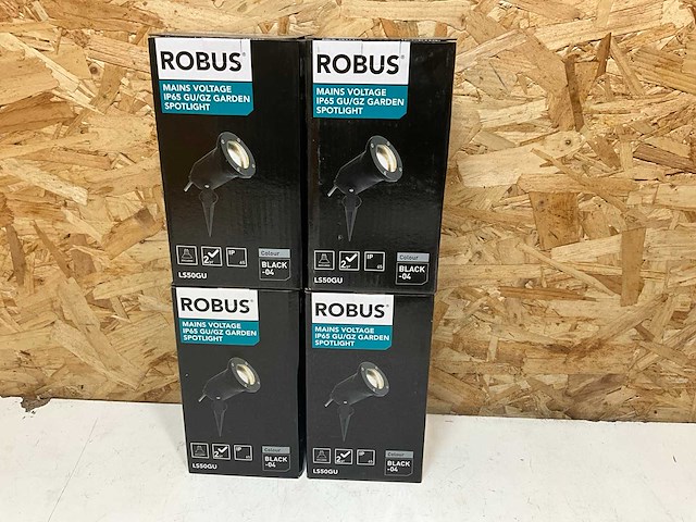 Robus ls50gu prikspot zwart (6x) - afbeelding 1 van  4