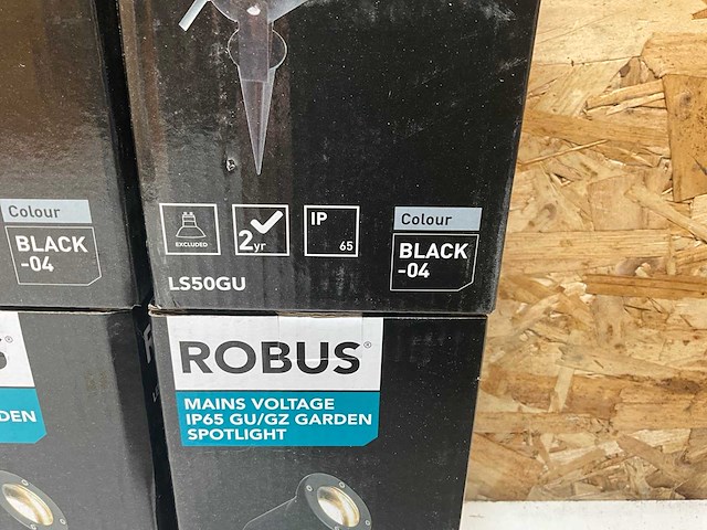 Robus ls50gu prikspot zwart (6x) - afbeelding 3 van  4