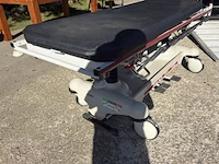 Robuuste en professionele verrijdbare brancard/brancardtrolley, strijker, zwart - afbeelding 4 van  4