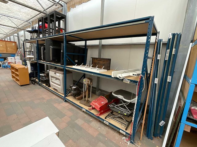 Robuuste magazijnstelling - 6,25 mtr - afbeelding 1 van  8