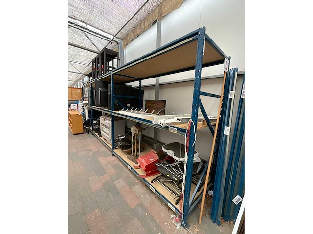 Robuuste magazijnstelling - 6,25 mtr - afbeelding 2 van  8