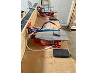 Robuuste werkbank | verrijdbaar | met 2x hegner figuurzaagmachines - afbeelding 8 van  12