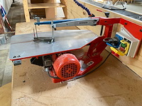 Robuuste werkbank | verrijdbaar | met 2x hegner figuurzaagmachines - afbeelding 9 van  12