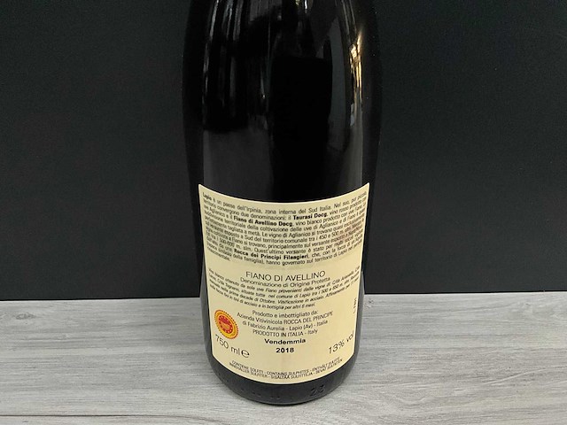 Rocca del principe fiano avellino 2018 (12x) - afbeelding 5 van  5