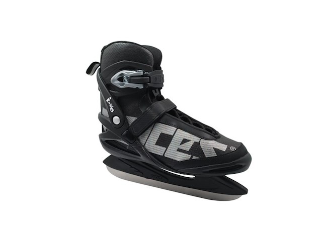 Roces icy 5 ijshockeyschaatsen zwart zilver 40 - afbeelding 1 van  3