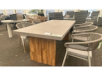 Rock - sand acacia - tuintafel(235x95cm) - afbeelding 2 van  5