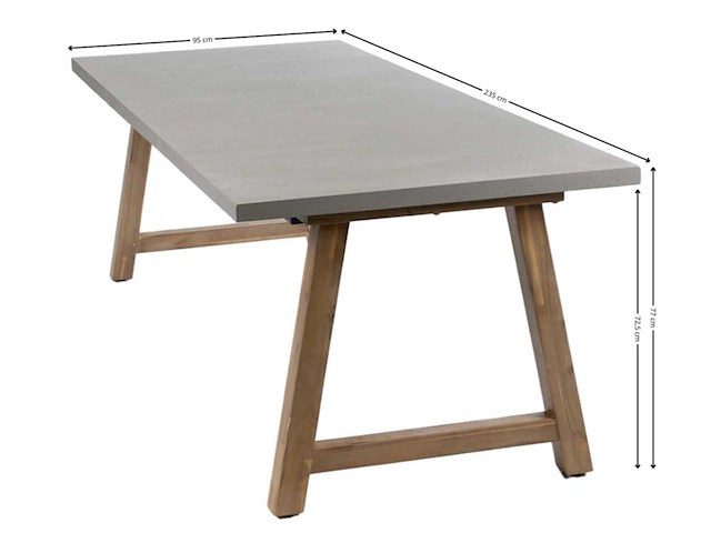 Rock - tuintafel - afbeelding 1 van  1