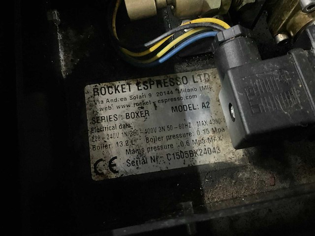 Rocket boxer a2 koffiemachine - afbeelding 6 van  6