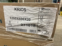 Rockfon krios 120x60cm 271818 doos á 10 stuks systeemplafond platen (4x) - afbeelding 2 van  5