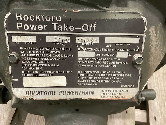 Rockford 31026 benzinemotor - afbeelding 1 van  9