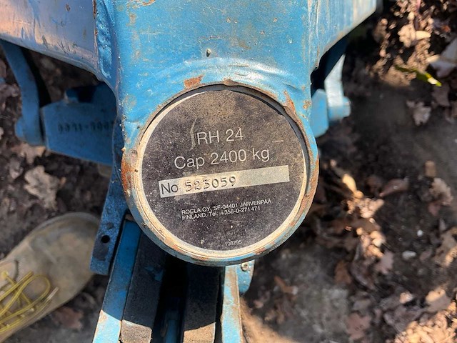 Rocla rh24 hand hydraulische palletwagen - afbeelding 4 van  4