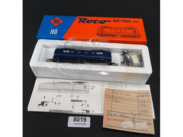 Roco br 1100 locomotief van de nederlandse spoorwegen. modelnr: 04157b - afbeelding 1 van  5