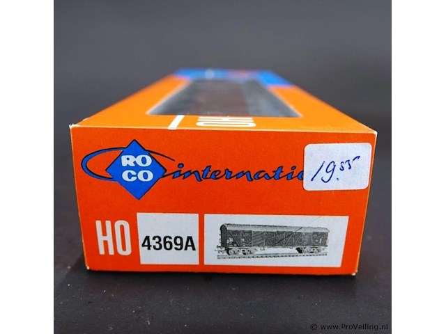 Roco bruine, gesloten goederenwagen (type bromberg) van de duitse spoorwegen (db) modelnr: 4369a - afbeelding 2 van  2