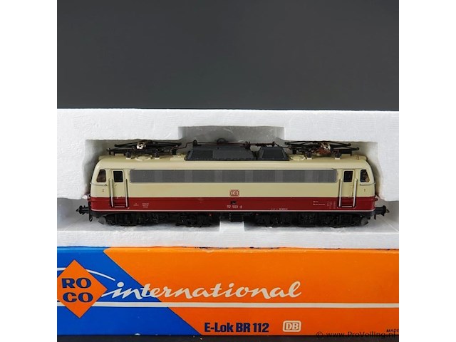 Roco db br 112 503-8 locomotief in de klassieke tee-uitvoering modelnr: 4138 - afbeelding 2 van  5