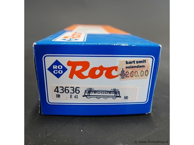 Roco elektrische locomotief baureihe e 41 (bedrijfsnummer e41 004) van de deutsche bundesbahn (db) - afbeelding 5 van  5