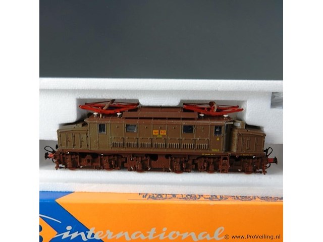 Roco fs e 626 locomotief in bruine kleurstelling modelnr: 04187a - afbeelding 2 van  5