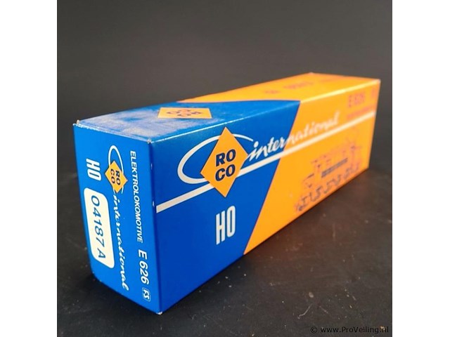 Roco fs e 626 locomotief in bruine kleurstelling modelnr: 04187a - afbeelding 4 van  5