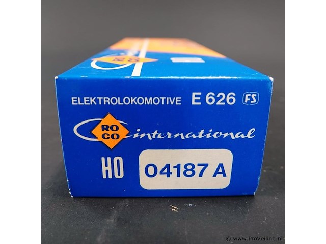 Roco fs e 626 locomotief in bruine kleurstelling modelnr: 04187a - afbeelding 5 van  5