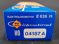 Roco fs e 626 locomotief in bruine kleurstelling modelnr: 04187a - afbeelding 5 van  5