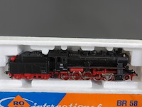 Roco goederentrein-stoomlocomotief met tender (baureihe 58) van de deutsche bundesbahn (db) - afbeelding 2 van  5