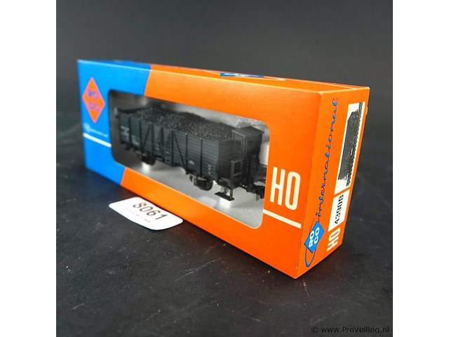 Roco hogeboord-/kolenwagon met remmershuis van de nederlandse spoorwegen (ns) modelnr: 4390b - afbeelding 1 van  3