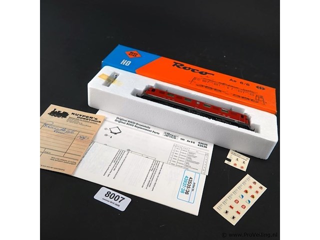 Roco locomotief ae 6/6 van de sbb modelnr: 43536 - afbeelding 1 van  5