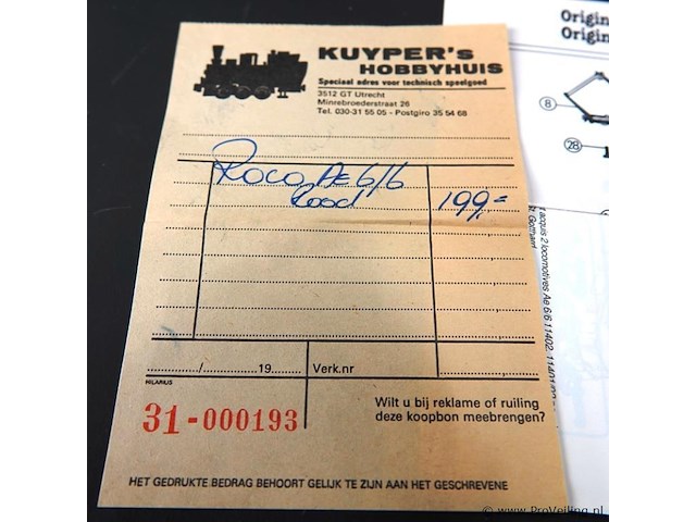 Roco locomotief ae 6/6 van de sbb modelnr: 43536 - afbeelding 3 van  5