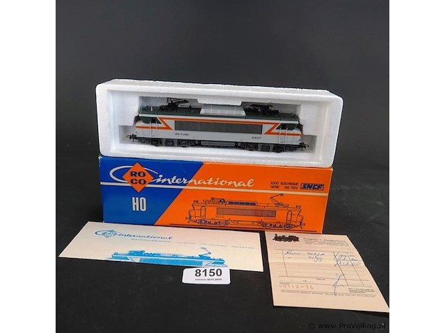 Roco locomotief bb 7201 van de franse spoorwegen (sncf) - afbeelding 1 van  5