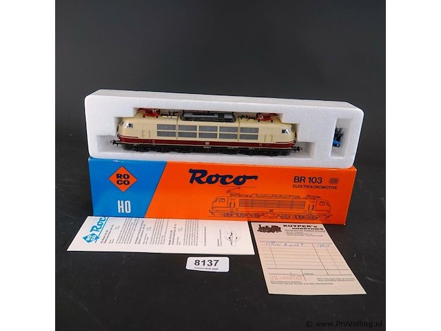 Roco locomotief br 103 240-8 locomotief van de deutsche bundesbahn (db) - afbeelding 1 van  5