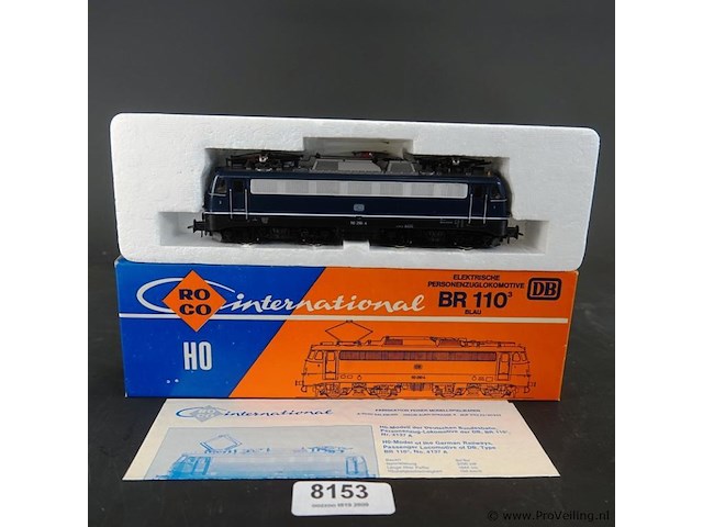 Roco locomotief van de baureihe 110 van de deutsche bundesbahn (db) - afbeelding 1 van  5