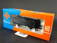 Roco open hogeboordwagen met remmershuis van de nederlandse spoorwegen (ns) modelnr: 4390b - afbeelding 1 van  3