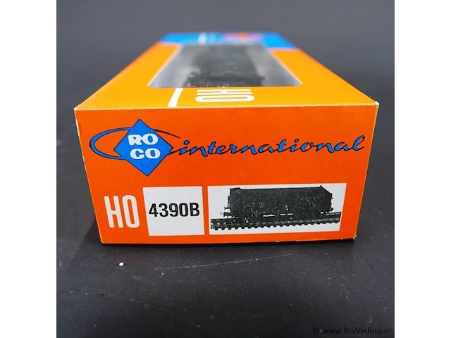Roco open hogeboordwagen met remmershuis van de nederlandse spoorwegen (ns) modelnr: 4390b - afbeelding 3 van  3