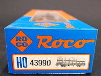 Roco rongen- of containerwagen van de duitse spoorwegen (db), beladen met containers modelnr: 4399d - afbeelding 3 van  3