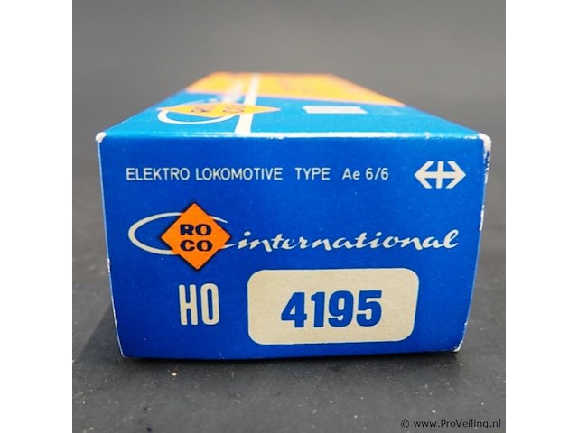 Roco sbb ae 6/6 locomotief. modelnr: 4195 - afbeelding 5 van  5