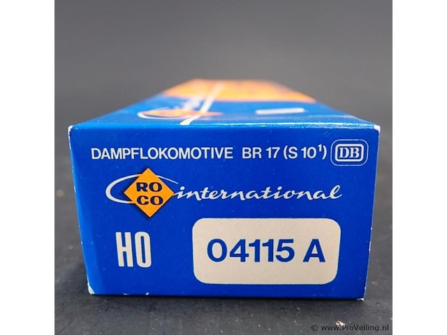 Roco stoomlocomotief met tender br 17. modelnr: 04115a - afbeelding 5 van  5