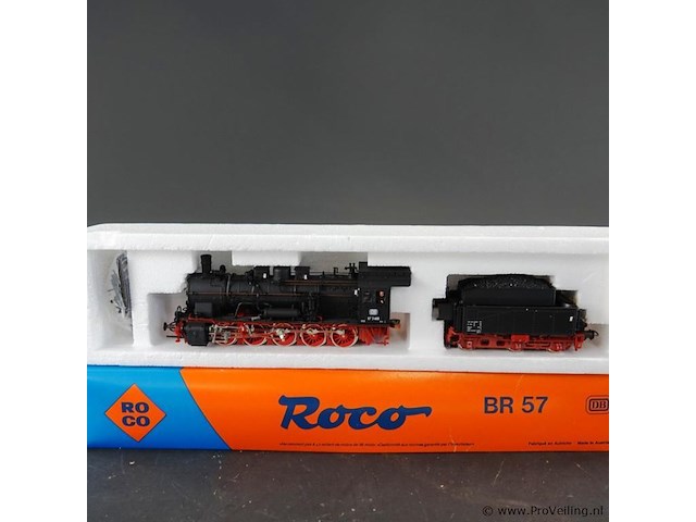 Roco stoomlocomotief met tender br 57 modelnr: 04116a - afbeelding 2 van  5